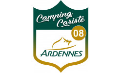 Camping car Ardennes 08 - 15x11.2cm - Autocollant(sticker)