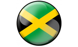 Autocollant (sticker): drapeau Jamaïcain