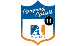 Camping car Aude 11 - 15x11.2cm - Autocollant(sticker)
