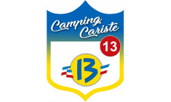 Camping car Rhône 13 - 15x11.2cm - Autocollant(sticker)