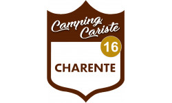 Camping car Charente 16 - 10x7.5cm - Autocollant(sticker)