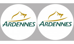 Département Ardennes 08  - 2 autocollants logo - Autocollant(sticker)