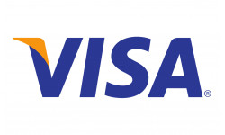 Paiement par carte Visa accepté - 10x6cm - Autocollant(sticker)
