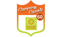 Camping car Oise 60 - 15x11.2cm - Autocollant(sticker)