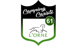 Camping car l'Orne 61 - 10x7.5cm - Autocollant(sticker)