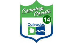 Camping car Calvados 14 - 20x15cm - Autocollant(sticker)