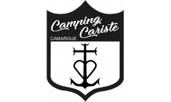  blason camping cariste Camargue - 20x15cm - Autocollant(sticker)