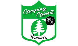 Camping cariste Vercors - 15x11.2cm - Autocollant(sticker)