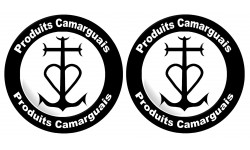 série Produits Camarguais - 2 fois 10cm - Autocollant(sticker)