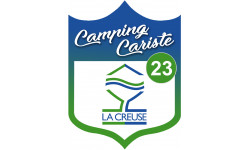 Camping car Creuse 23 - 20x15cm - Autocollant(sticker)
