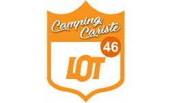 blason camping cariste Lot 46 - 20x15cm - Autocollant(sticker)