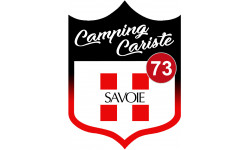 blason camping cariste Savoie 73 - 10x7.5cm - Autocollant(sticker)