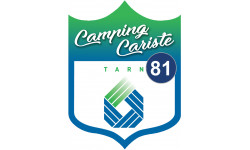 blason camping cariste Tarn 81 - 15x11.2cm - Autocollant(sticker)