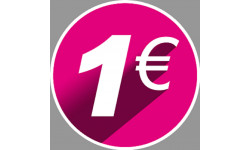 Autocollant (sticker): 1 €