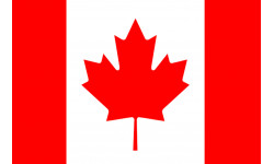 Drapeau Canada - 5 x 3,3 cm - Autocollant(sticker)