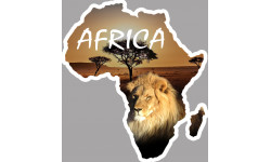 Africa Lion - 15x13,5cm - Autocollant(sticker)