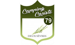 blason camping cariste Deux-sèvres 79 - 20x15cm - Autocollant(sticker)