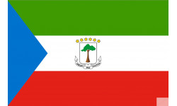 Drapeau Guinée équatoriale (15x10cm) - Autocollant(sticker)
