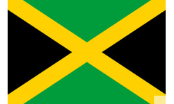 Drapeau Jamaïque (15x10cm) - Autocollant(sticker)