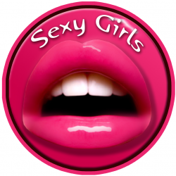 sexy girl (20x20cm) - Autocollant(sticker)