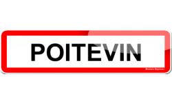 Autocollant (sticker): Poitevin et Poitevine