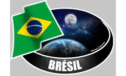 Autocollant (sticker): BRESIL