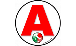 Autocollant (sticker): A Italie 3