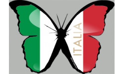 Autocollant (sticker): effet papillon Italien